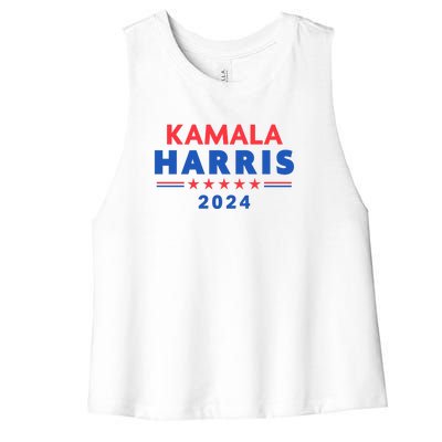 Vote Kamala Harris For President 2024 Election Women's Racerback Cropped Tank