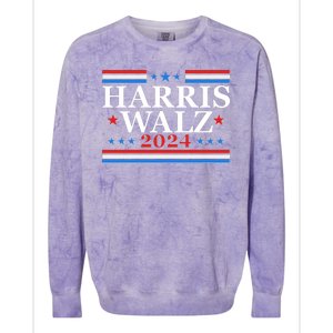 Vote Kamala Harris Tim Walz 2024 Election Colorblast Crewneck Sweatshirt