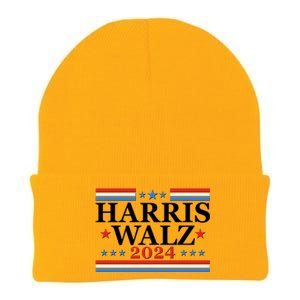 Vote Kamala Harris Tim Walz 2024 Election Knit Cap Winter Beanie