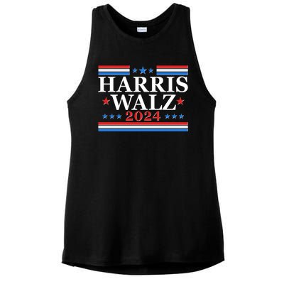 Vote Kamala Harris Tim Walz 2024 Election Ladies PosiCharge Tri-Blend Wicking Tank