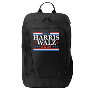 Vote Kamala Harris Tim Walz 2024 Election City Backpack