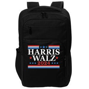 Vote Kamala Harris Tim Walz 2024 Election Impact Tech Backpack