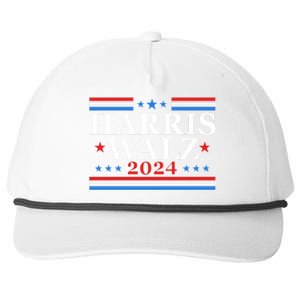 Vote Kamala Harris Tim Walz 2024 Election Snapback Five-Panel Rope Hat