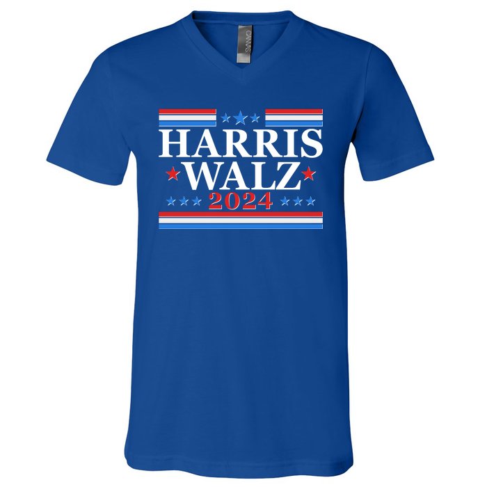 Vote Kamala Harris Tim Walz 2024 Election V-Neck T-Shirt