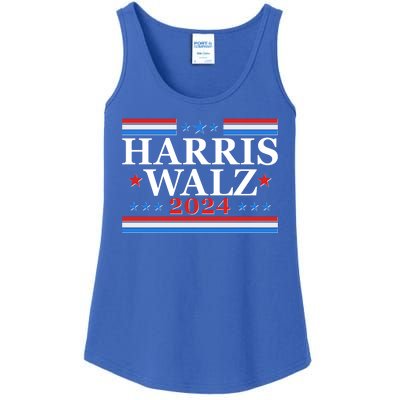 Vote Kamala Harris Tim Walz 2024 Election Ladies Essential Tank