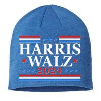 Vote Kamala Harris Tim Walz 2024 Election Sustainable Beanie