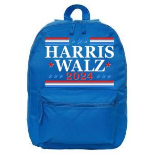 Vote Kamala Harris Tim Walz 2024 Election 16 in Basic Backpack