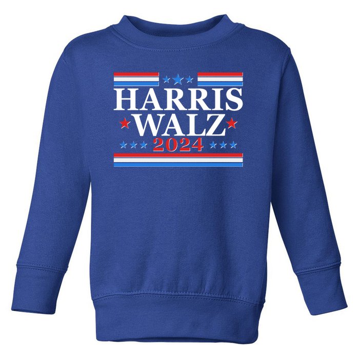 Vote Kamala Harris Tim Walz 2024 Election Toddler Sweatshirt