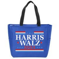 Vote Kamala Harris Tim Walz 2024 Election Zip Tote Bag