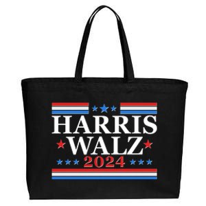 Vote Kamala Harris Tim Walz 2024 Election Cotton Canvas Jumbo Tote