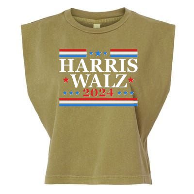 Vote Kamala Harris Tim Walz 2024 Election Garment-Dyed Women's Muscle Tee