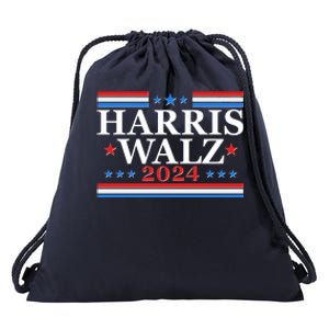 Vote Kamala Harris Tim Walz 2024 Election Drawstring Bag