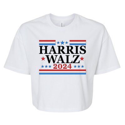 Vote Kamala Harris Tim Walz 2024 Election Bella+Canvas Jersey Crop Tee