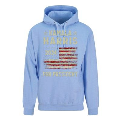 Vintage Kamala Harris 2024 For President Election Campaign Gift Unisex Surf Hoodie