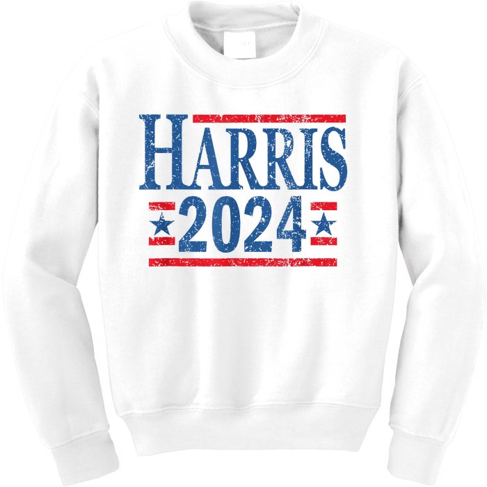 Vintage Kamala Harris 2024 Kids Sweatshirt