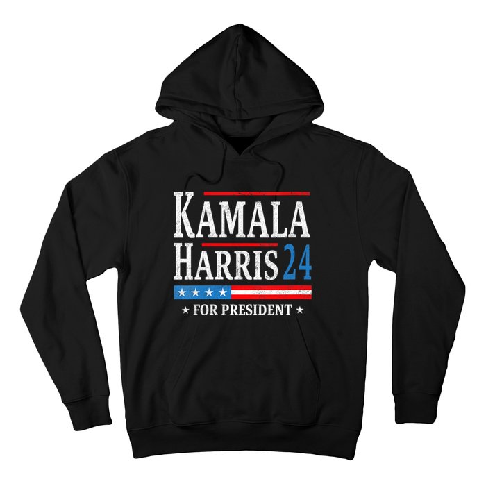 Vintage Kamala Harris 2024 For President Election Campaign Hoodie