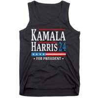 Vintage Kamala Harris 2024 For President Election Campaign Tank Top