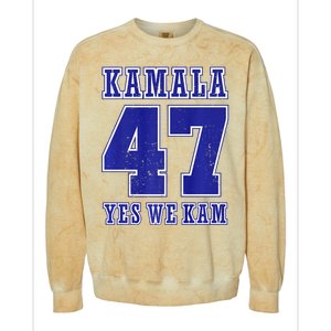 Vote Kamala Harris 47 Th President Yes We Kam 2024 Election Colorblast Crewneck Sweatshirt