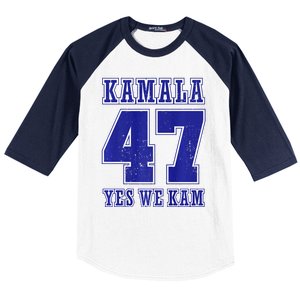 Vote Kamala Harris 47 Th President Yes We Kam 2024 Election Baseball Sleeve Shirt