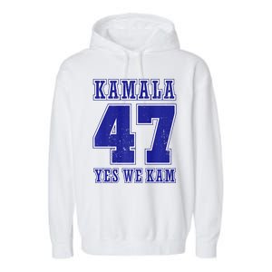 Vote Kamala Harris 47 Th President Yes We Kam 2024 Election Garment-Dyed Fleece Hoodie