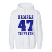 Vote Kamala Harris 47 Th President Yes We Kam 2024 Election Garment-Dyed Fleece Hoodie