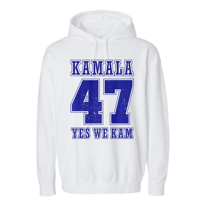 Vote Kamala Harris 47 Th President Yes We Kam 2024 Election Garment-Dyed Fleece Hoodie