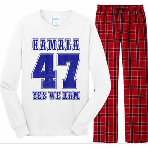 Vote Kamala Harris 47 Th President Yes We Kam 2024 Election Long Sleeve Pajama Set