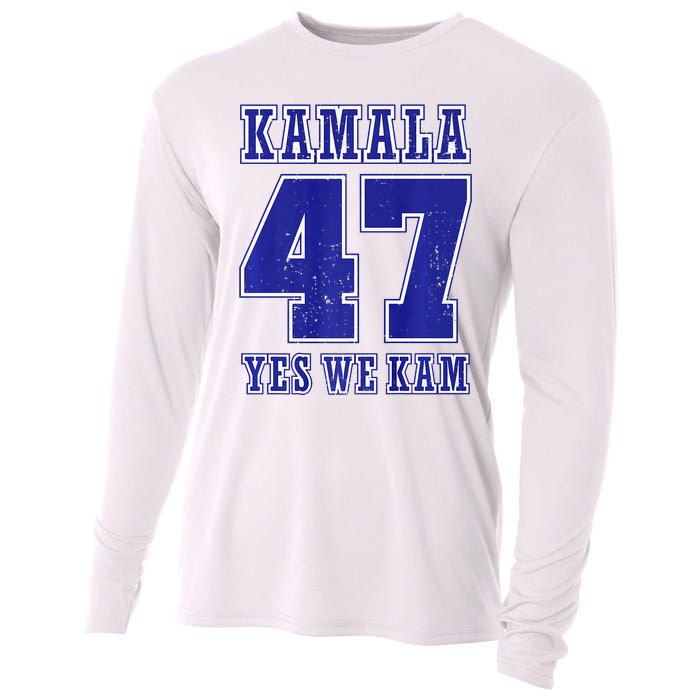 Vote Kamala Harris 47 Th President Yes We Kam 2024 Election Cooling Performance Long Sleeve Crew