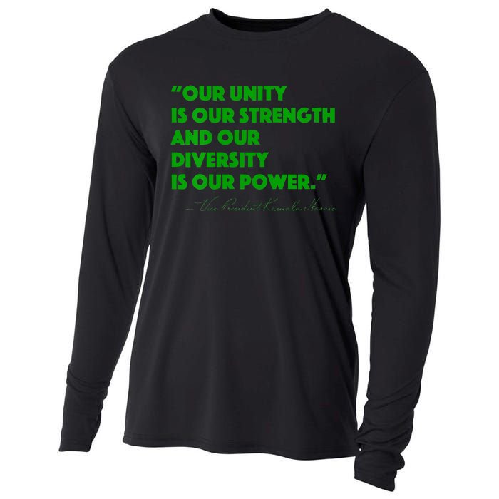 Vp Kamala Harris Quote Cooling Performance Long Sleeve Crew