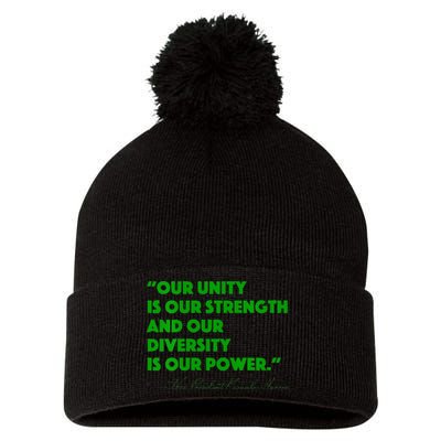 Vp Kamala Harris Quote Pom Pom 12in Knit Beanie