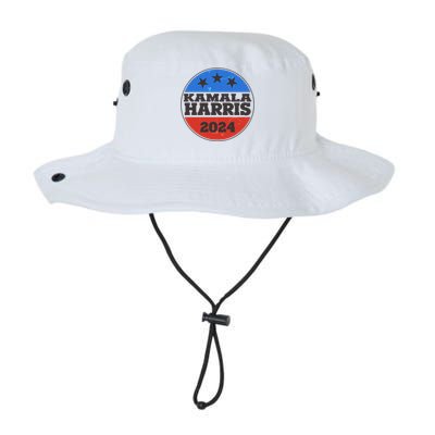 Vintage Kamala Harris 2024 Election Emblem Legacy Cool Fit Booney Bucket Hat