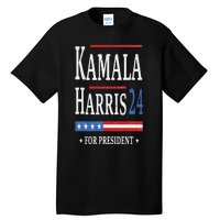 Vintage Kamala Harris 2024 For President Election Campaign Tall T-Shirt