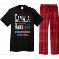 Vintage Kamala Harris 2024 For President Election Campaign Pajama Set