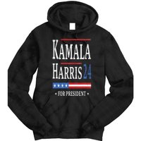 Vintage Kamala Harris 2024 For President Election Campaign Tie Dye Hoodie