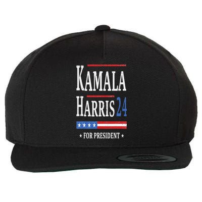 Vintage Kamala Harris 2024 For President Election Campaign Wool Snapback Cap