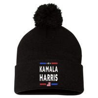 Vintage Kamala Harris 2024 For President Election Campaign Pom Pom 12in Knit Beanie