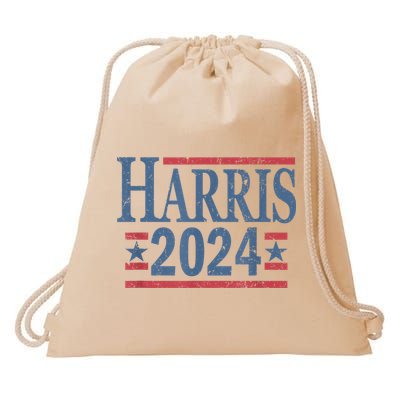 Vintage Kamala Harris 2024 Drawstring Bag