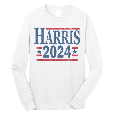 Vintage Kamala Harris 2024 Long Sleeve Shirt