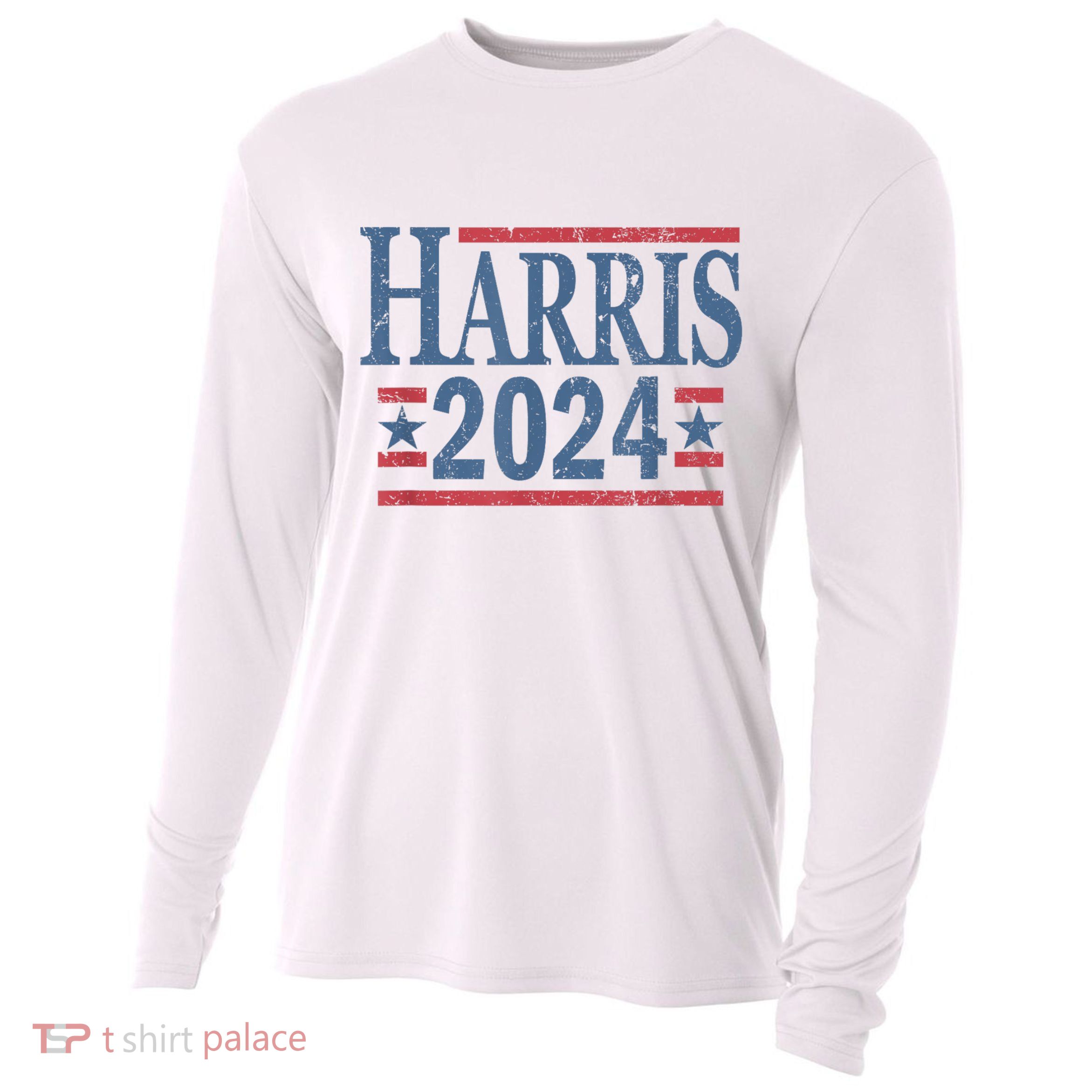 Vintage Kamala Harris 2024 Cooling Performance Long Sleeve Crew