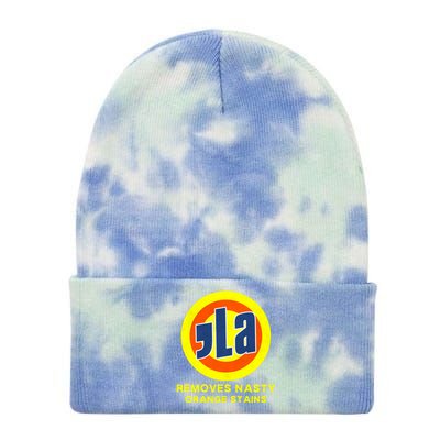 Vote Kamala Harris 2024 Removes Nasty Orange Stains Tie Dye 12in Knit Beanie