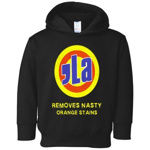 Vote Kamala Harris 2024 Removes Nasty Orange Stains Toddler Hoodie