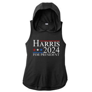 Vote Kamala Harris 2024 For President 2024 Election Ladies PosiCharge Tri-Blend Wicking Draft Hoodie Tank