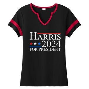 Vote Kamala Harris 2024 For President 2024 Election Ladies Halftime Notch Neck Tee