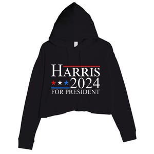 Vote Kamala Harris 2024 For President 2024 Election Crop Fleece Hoodie