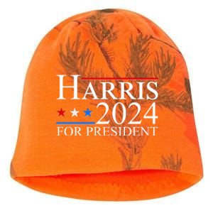 Vote Kamala Harris 2024 For President 2024 Election Kati - Camo Knit Beanie