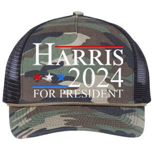 Vote Kamala Harris 2024 For President 2024 Election Retro Rope Trucker Hat Cap