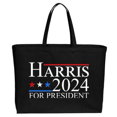 Vote Kamala Harris 2024 For President 2024 Election Cotton Canvas Jumbo Tote