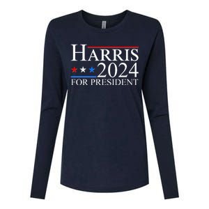 Vote Kamala Harris 2024 For President 2024 Election Womens Cotton Relaxed Long Sleeve T-Shirt