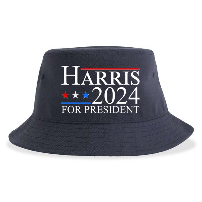 Vote Kamala Harris 2024 For President 2024 Election Sustainable Bucket Hat