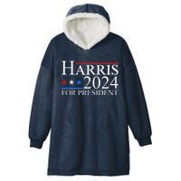 Vote Kamala Harris 2024 For President 2024 Election Hooded Wearable Blanket